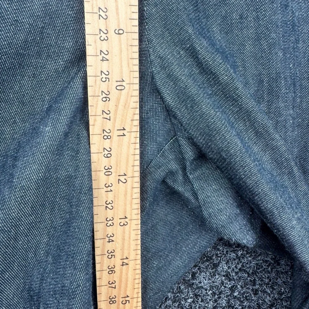 Banana Republic Mens 38R Blue Gray Wool Cotton Blend Dress Pants Made in Italy